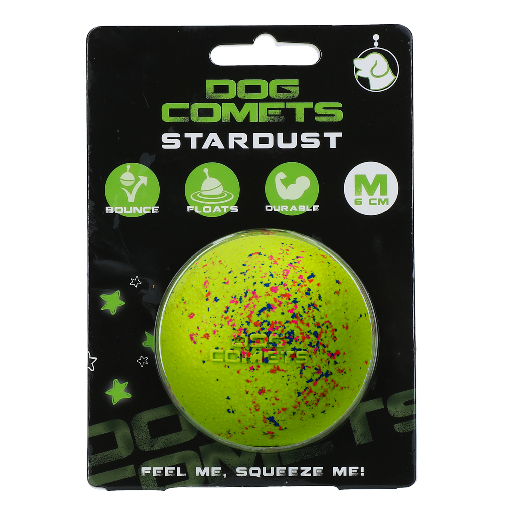 Dog Comets Balle Stardust Vert M - Titi&co