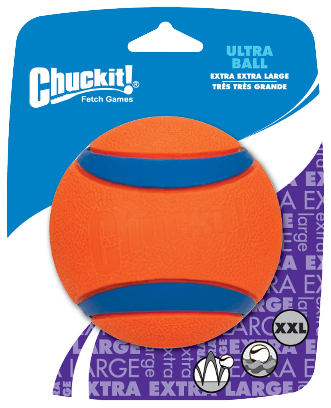 Chuckit Ultra Ball XXL 10 cm 1 Paquet - Titi&co