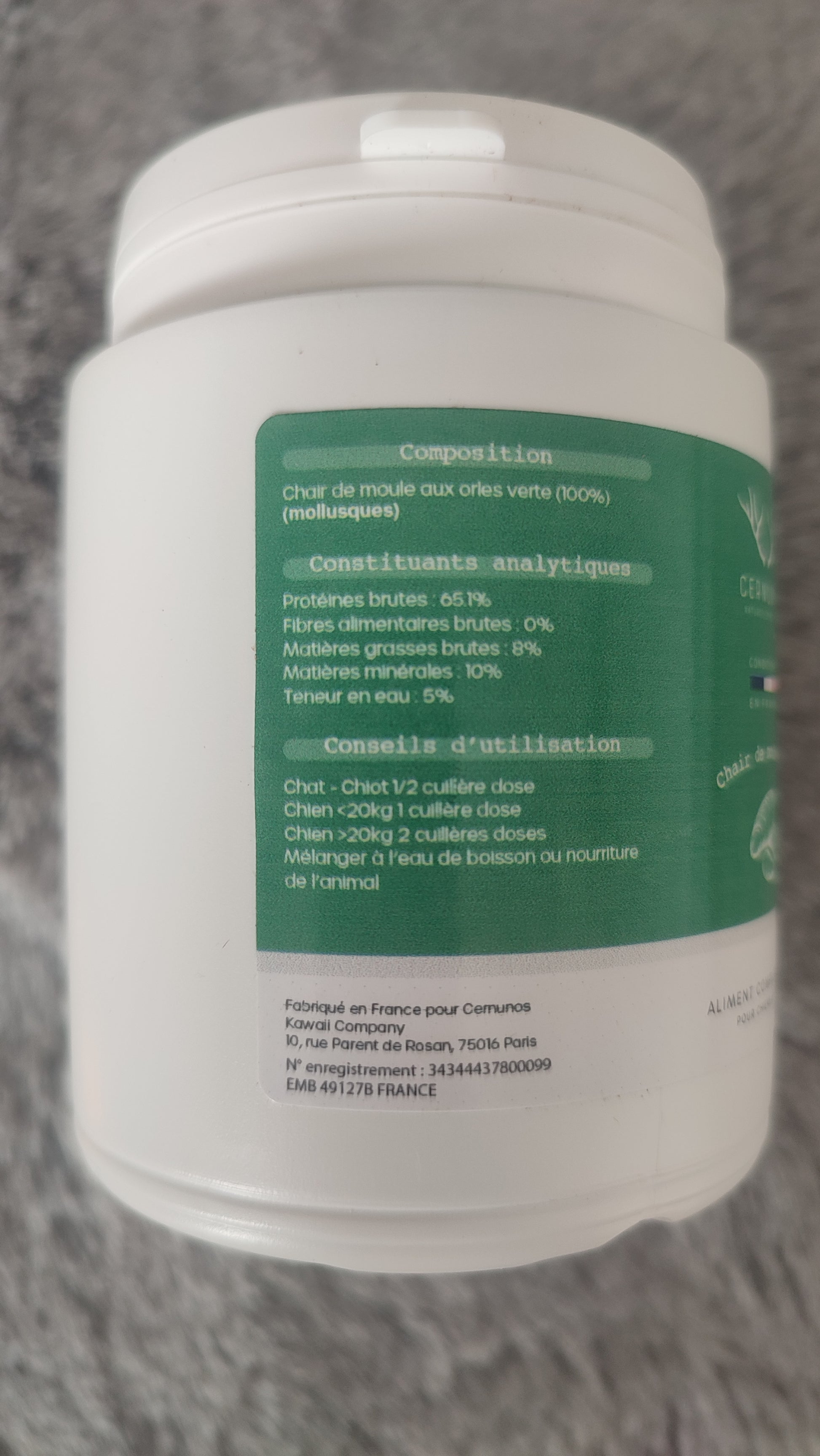 Poudre de moule verte - Titi&co